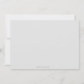 スピリチュアルグレイ・ダマスク、写真 招待状 (裏面)