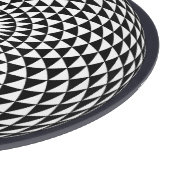 スピリチュアルグレーホワイトマンダラジオメトリックベクトルアート カッティングボード (角)