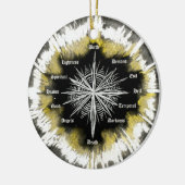 スピリチュアルコンパス セラミックオーナメント (左)