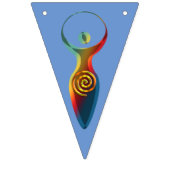 スピリチュアルシンボル – 大地の女神ガヤ2 バンティングフラッグ (第3の旗)