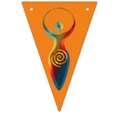 スピリチュアルシンボル – 大地の女神ガヤ2 バンティングフラッグ (第2の旗)