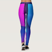 スピリチュアルシンメトリ:明るい抽象芸術陰陽 レギンス (裏面)