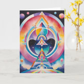 スピリチュアルジャーニーソウルトラベルオーラアストラルエネルギー カード (黄色い花)