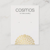 スピリチュアルスターズイヤリングジュエリー表示ホルダー 名刺 (正面)