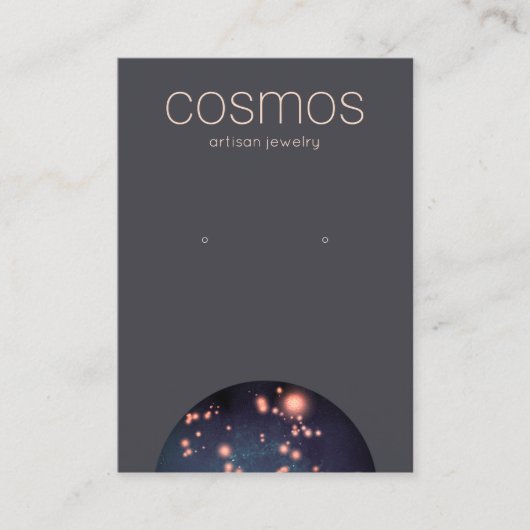 スピリチュアルスターズイヤリングジュエリー表示ホルダー 名刺 (正面)