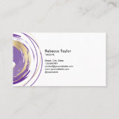 スピリチュアルスパイラルヨガトレンディーライフコーチ 名刺 (裏面)