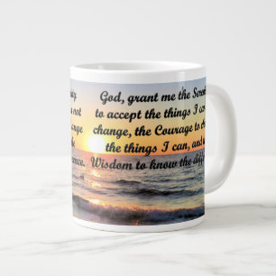 スピリチュアルセレニティ祈りの言葉サンライズMUG ジャンボコーヒーマグカップ
