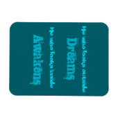 スピリチュアルタイポグラフィ引用文オン覚醒 マグネット (横)