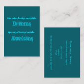 スピリチュアルタイポグラフィ引用文オン覚醒 名刺 (正面/裏面)