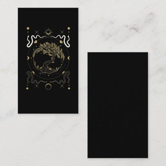 スピリチュアルツリーサンムーンスネークスターズ 名刺 (正面/裏面)