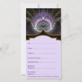 スピリチュアルツリーホリスティックギフト証明書 (裏面)