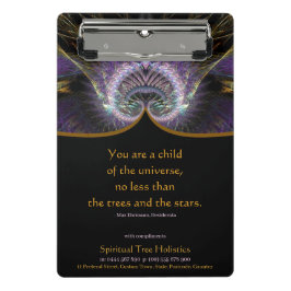 スピリチュアルツリーホリスティック文具 ミニクリップボード