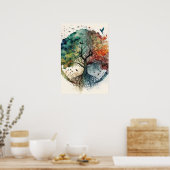 スピリチュアルツリー・オブ・ライフ ポスター (キッチン)