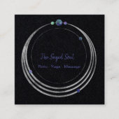 スピリチュアルニューエイジと形而上学的幾何学 スクエア名刺 (正面)