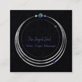 スピリチュアルニューエイジと形而上学的幾何学 スクエア名刺