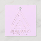 スピリチュアルニューエイジ聖域 スクエア名刺 (正面)