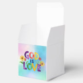 スピリチュアルバイブル引用文神は愛の花カラフル フェイバーボックス (オープン)