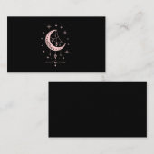 スピリチュアルパステルゴシックムーンかわいい 名刺 (正面/裏面)