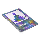 スピリチュアルパステルハーフロータスヨガパーソナルノート ノートブック (右側)