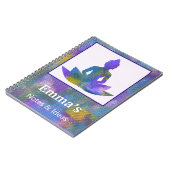 スピリチュアルパステルハーフロータスヨガパーソナルノート ノートブック (左側)