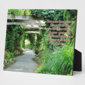 スピリチュアルパス感動的プラーク フォトプラーク (側面)