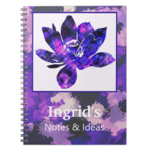 スピリチュアルパープルロータスフラワーボタニカル