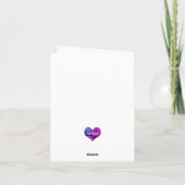 スピリチュアルパープルロータスヨガ カード (裏面)