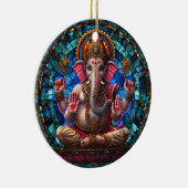 スピリチュアルヒンドゥー教の神ガネシャ宗教ヒンドゥー教の神 セラミックオーナメント (右)