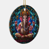 スピリチュアルヒンドゥー教の神キーチェーン宗教的なヒンドゥー教の神 セラミックオーナメント (右)