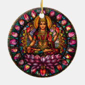 スピリチュアルヒンドゥー教の神キーチェーン宗教的なヒンドゥー教の神 セラミックオーナメント (裏面)