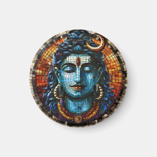 スピリチュアルヒンドゥー教の神、宗教シヴァ神 マグネット (正面)