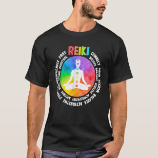 スピリチュアルヒーリングホリスティックヒーラーメディテーションチャクル Tシャツ