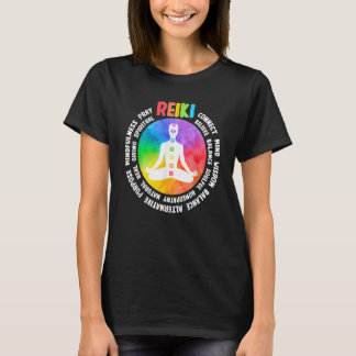 スピリチュアルヒーリングホリスティックヒーラーメディテーションチャクル Tシャツ