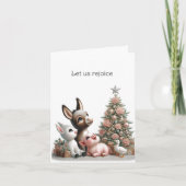 スピリチュアルファームアニマルクリスマスカード カード (正面)