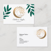 スピリチュアルフェミニン女性ライフコーチ人生bの木 名刺 (正面/裏面)