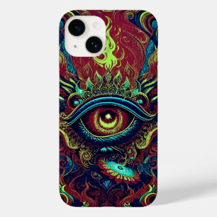 スピリチュアルフュージョン – Flaming Eye Art Case-Mate iPhone 14ケース
