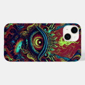 スピリチュアルフュージョン – Flaming Eye Art Case-Mate iPhoneケース (裏面 (横))