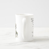 スピリチュアルブッダ禅啓発引用文 ボーンチャイナマグカップ (裏面)