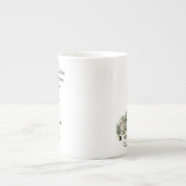 スピリチュアルブッダ禅啓発引用文 ボーンチャイナマグカップ (正面)