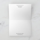 スピリチュアルホワイトバッファローファインアートグリーティングカード カード (内部)