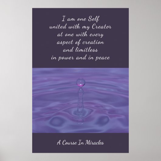 スピリチュアルポスター一体性61 cm x 91.4 cm ポスター (正面)