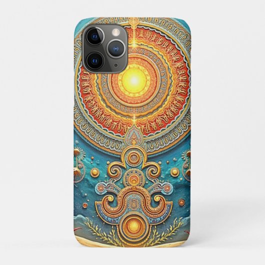 スピリチュアルマンダラアート Case-Mate iPhoneケース (裏)