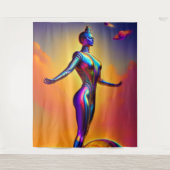 スピリチュアルヨガタペストリー タペストリー (正面)