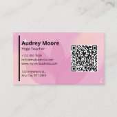 スピリチュアルヨガ先生テンプレート 名刺 (正面)