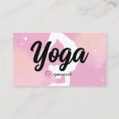 スピリチュアルヨガ先生テンプレート 名刺 (裏面)