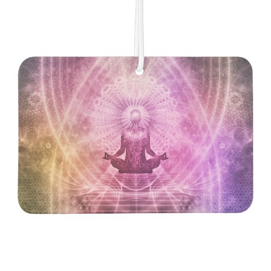 スピリチュアルヨガ瞑想カラフル禅 カーエアーフレッシュナー (正面)