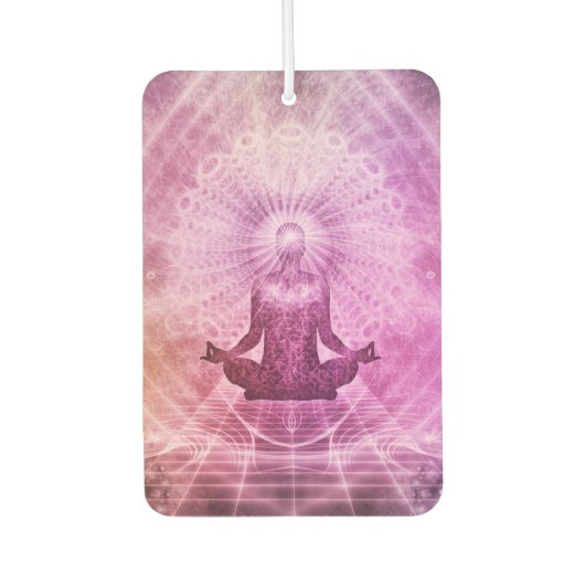 スピリチュアルヨガ瞑想カラフル禅 カーエアーフレッシュナー (正面)