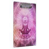 スピリチュアルヨガ瞑想カラフル禅 クリップボード (右)