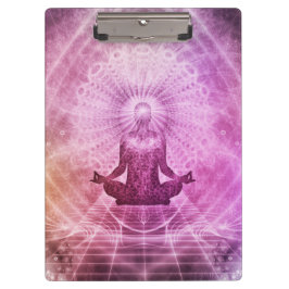 スピリチュアルヨガ瞑想カラフル禅 クリップボード