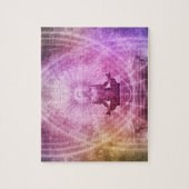 スピリチュアルヨガ瞑想カラフル禅 ジグソーパズル (縦)